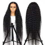 Deep Wave Human Hair 5x5 13x6 Closure Lace Wig 13x4 Frontal Lace Wig Naturlal Black #1B