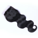 Body Wave Virgin Human Hair Natural Black Closure