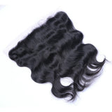 Body Wave Virgin Human Hair Natural Black Frontal