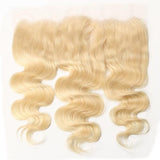 #613 13x4 Body Wave Frontal Human Hair Blonde Frontal