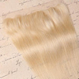 #613 13x4 13x6 Straight Frontal Human Hair Blonde Frontal