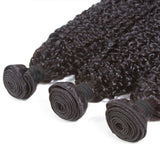 Kinky Curly Virgin Human Hair Natural Black Bundles